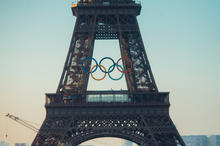 The Paris Olympic rings