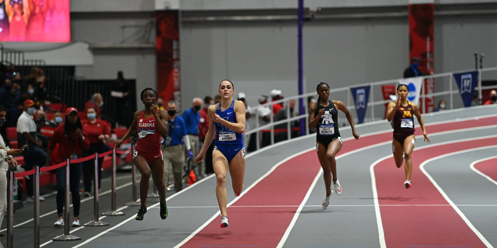 Abby Steiner Strikes Gold, Ties Collegiate Record at NCAA Indoor Championships - Vimarsana News