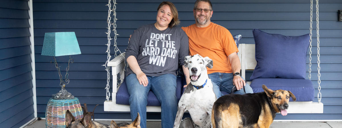 Kati Rhea and husband Todd Kleinjan. Hilary Brown | UK Public Relations