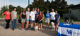 image of group of people standing together outside