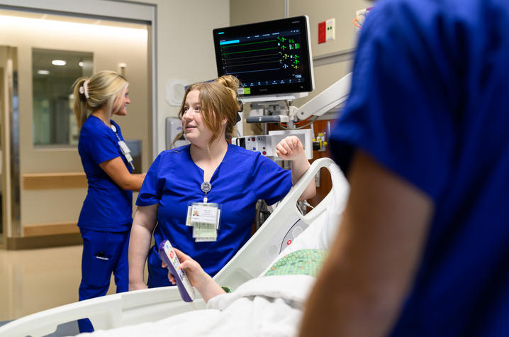 Nurses working in the new UK HealthCare ICU