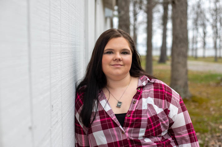 Brittany Smith began experiencing migraines at the age of eight. However, in October of 2019, the headaches changed and began wreaking havoc on her life. Photo by Hilary Brown.