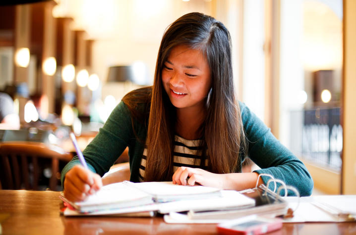 Photo of Girl Studying