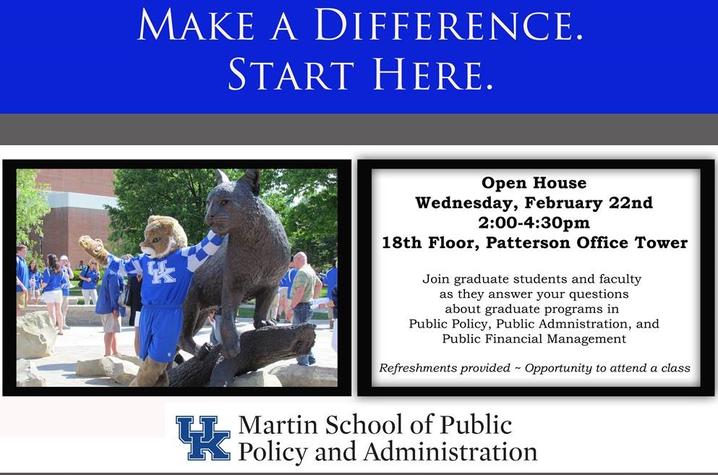 Martin School Open House - graphic