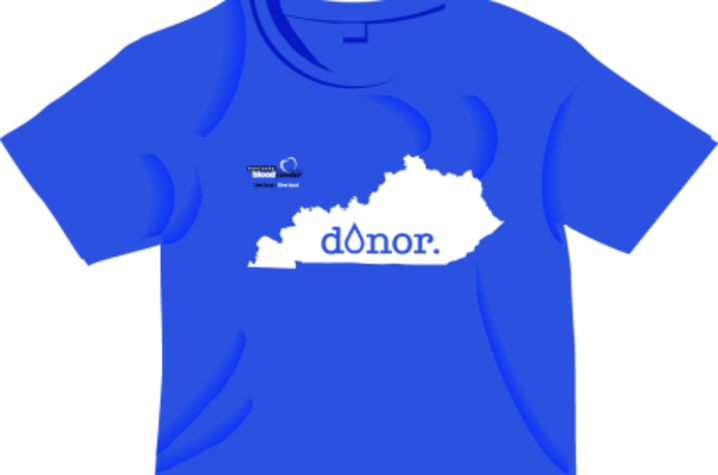 Free T-shirt for blood donors