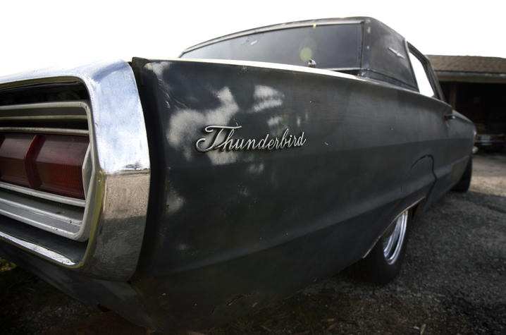 Photo of Gill Heart and Vascular Institute patient Jason Conn's 1968 Ford Thunderbird