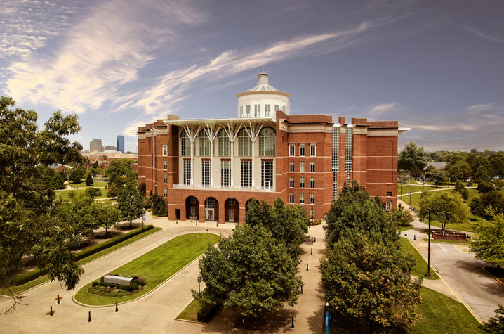 photo of William T. Young Library main entrance