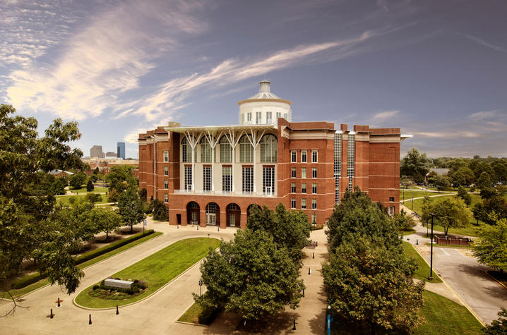 photo of William T. Young Library main entrance