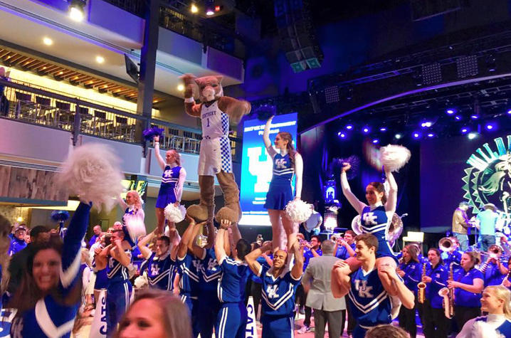 UK fans celebrate