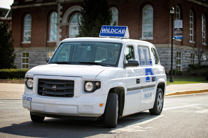 Photo of the Wildcab car. 