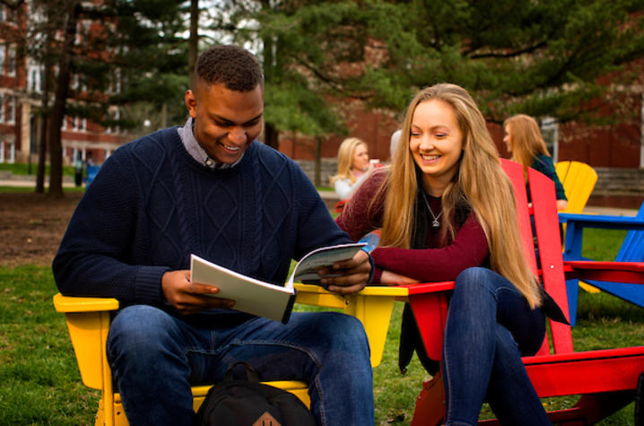 photo of students on campus