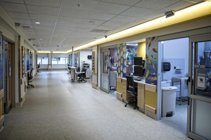 photo of NICU hallway