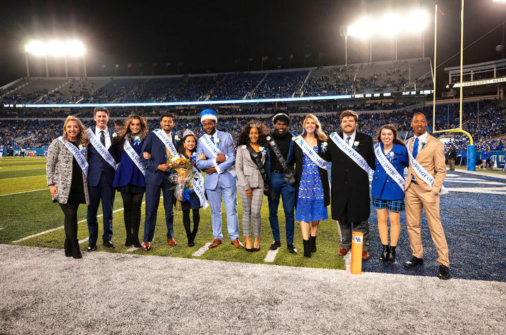 UK's Homecoming court 2018  Mark Cornelison | UK Photo.