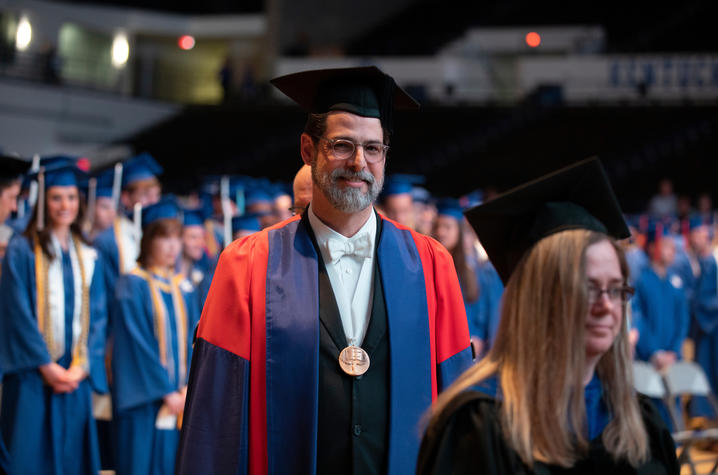 This is a photo of UK Lewis Honors College Dean Dr. Christian Brady 