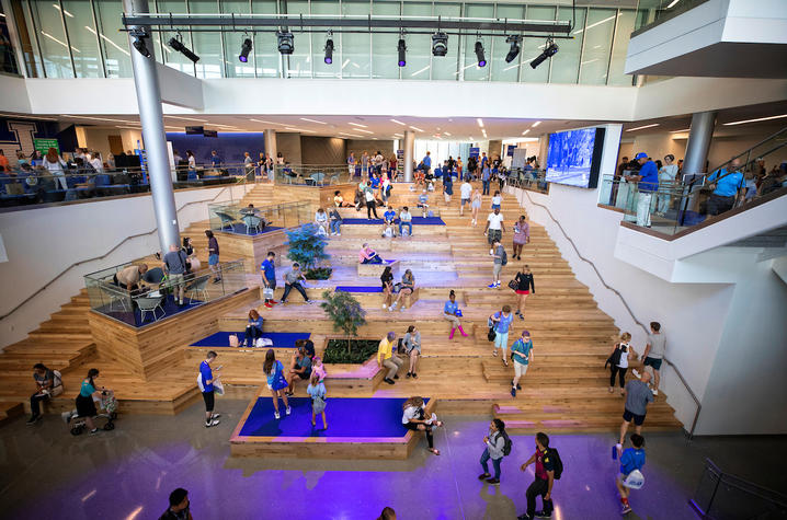 photo of social staircase in Gatton Student Center