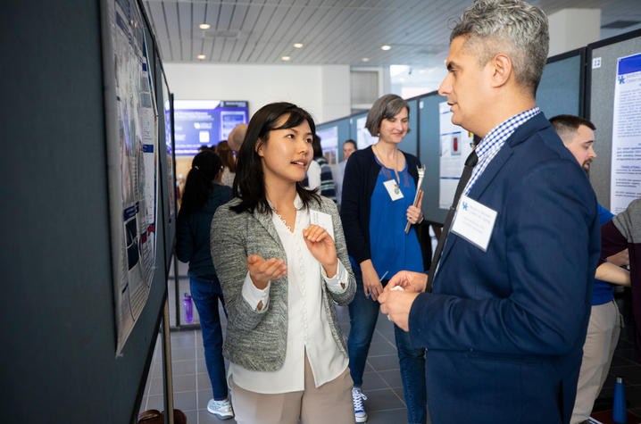 Attendees participating in the 2019 Markesbery symposium and poster session. Photo by Pete Comparoni | UKphoto