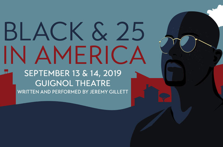 photo of UK Department of Theatre and Dance's web banner for "Black & 25 in America"