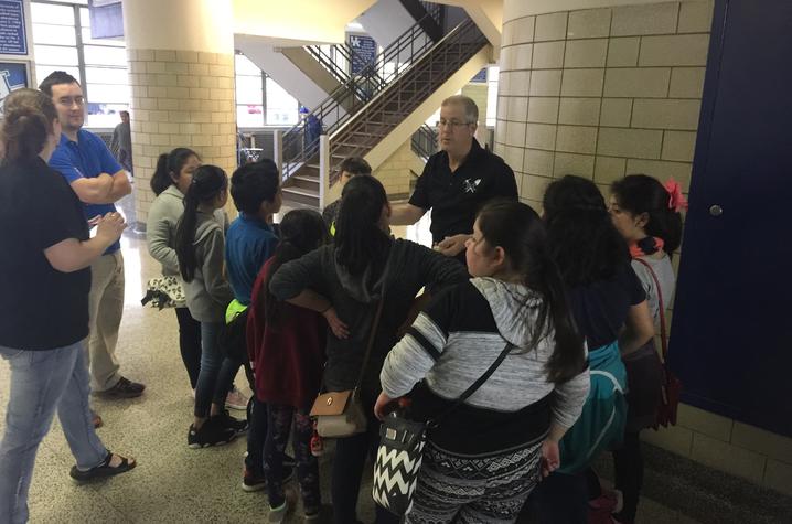 photo of students at CAER Energy Fair