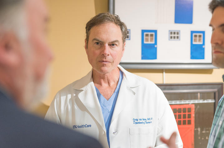 Craig van Horne, M.D., Ph.D., is co-director of the UK HealthCare Neurorestoration Center and is seen as a pioneer in the field of DBS-Plus. 