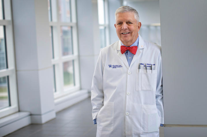 Dr. William Robertson, Neurology,  on March 6, 2020. Photo by Mark Cornelison | UKphoto