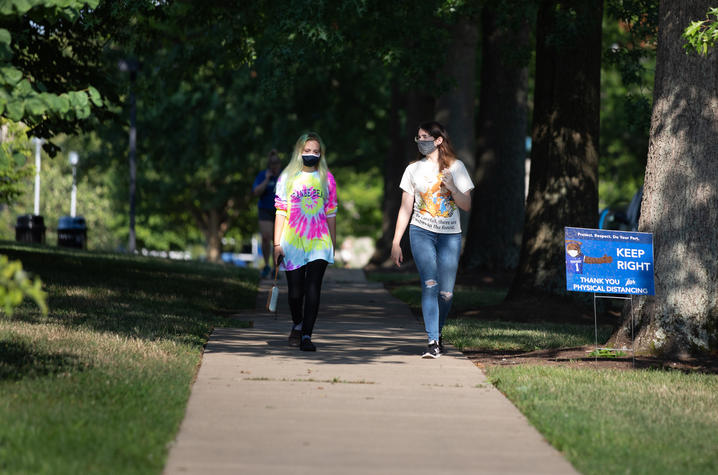 University of Louisville on X: Be sure to thank our UofL Campus Health  MASKots, who are on campus handing out masks to students who forgot them.  Ls up, masks up!  /