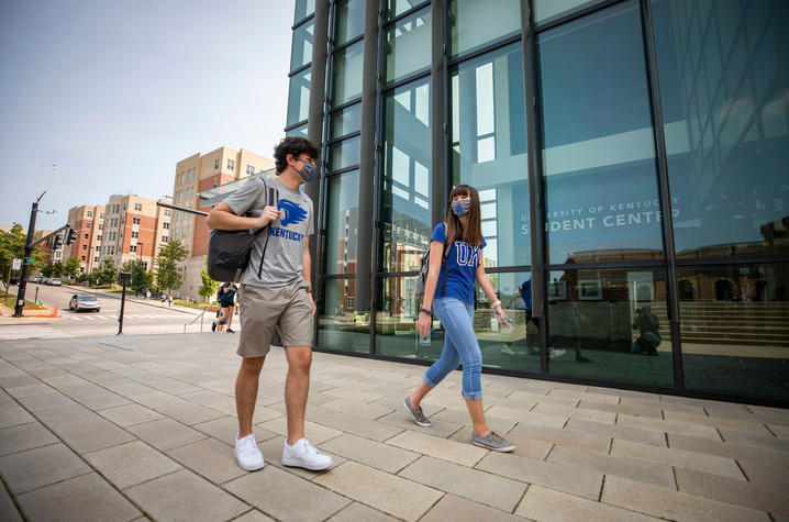 Students on campus