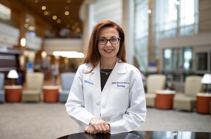 Dr. Meriem K. Bensalem-Owen is a professor of neurology and the director of UK HealthCare’s Epilepsy Program on October 26, 2020. Photo by Mark Cornelison | UKphoto