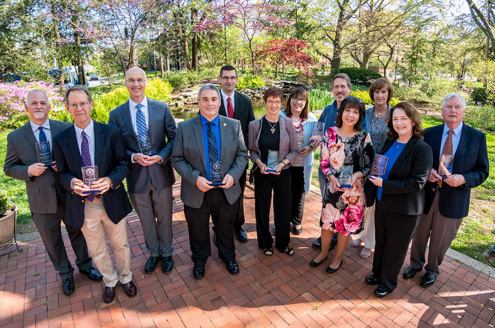 2018-2019 University Research Professors group photo