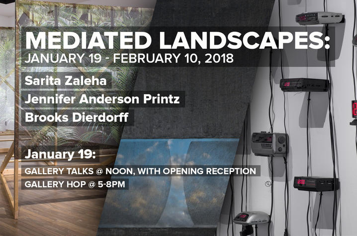 photo of "Mediated Landscapes" poster