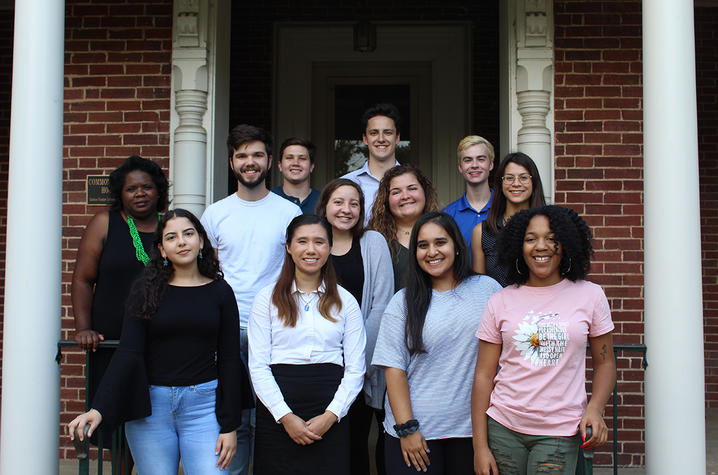 photo of Gaines Fellows with Melynda Price (2nd row, far left)