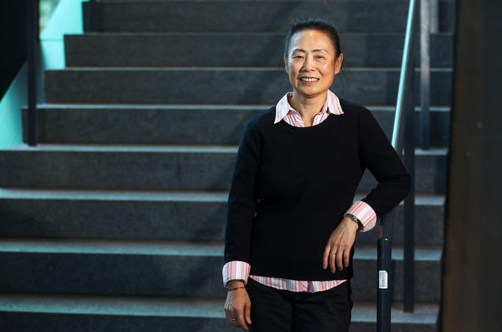 For Wang-Xia Wang, Ph.D., a researcher with the Sanders-Brown Center on Aging, Women's History Month is about honoring the past while empowering the future. Carter Skaggs | UK Photo