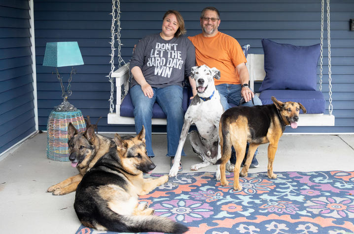 Kati Rhea and husband Todd Kleinjan. Hilary Brown | UK Public Relations
