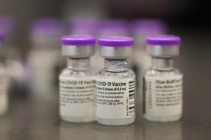 COVID-19 vaccine vials