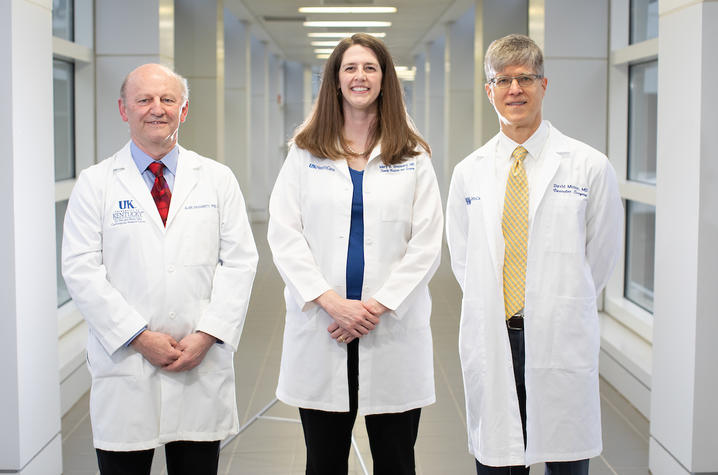 Dr. Alan Daughtery, Dr. Mary Sheppard, and Dr. David Minion will lead the Saha Aortic Center