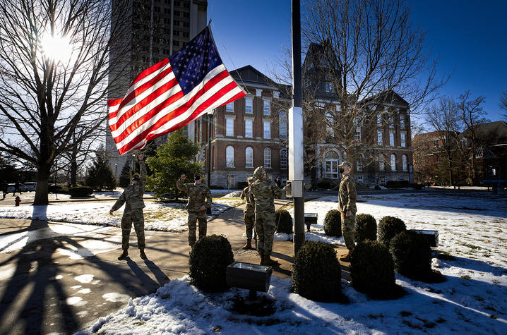 photo of Iwo Jima remembrance ceremony