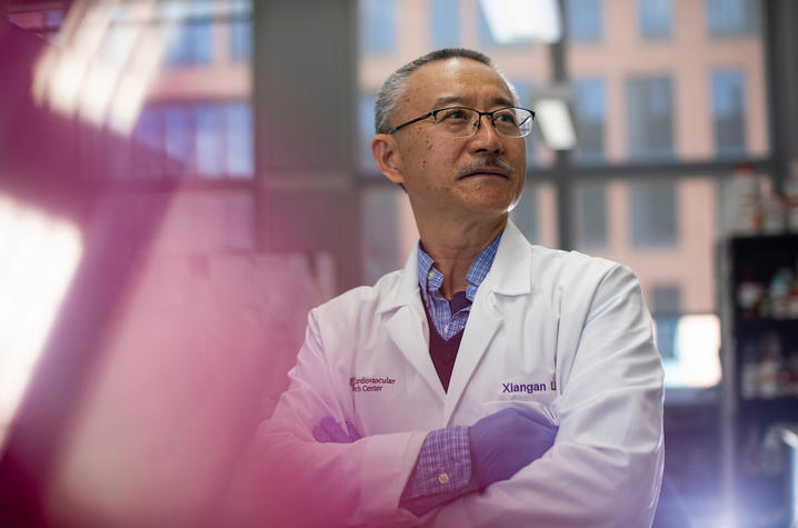 UK professor Xiangan Li received a $1.9 million NIH R35 grant, which will fund his research on sepsis over the next five years. Pete Comparoni | UK Photo. 