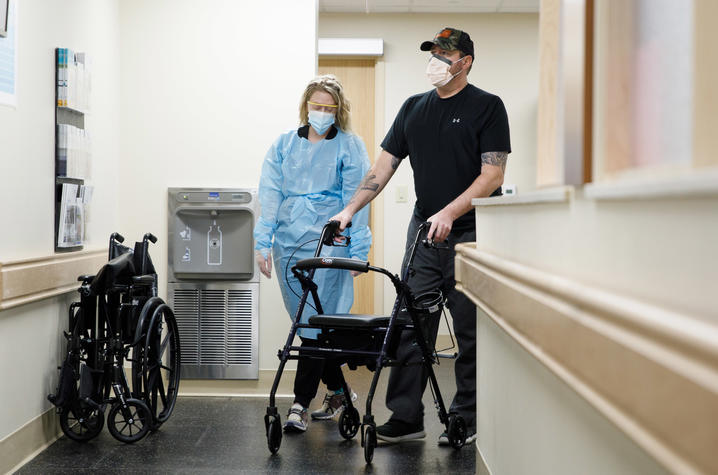 Image of Dave at pulmonary rehab