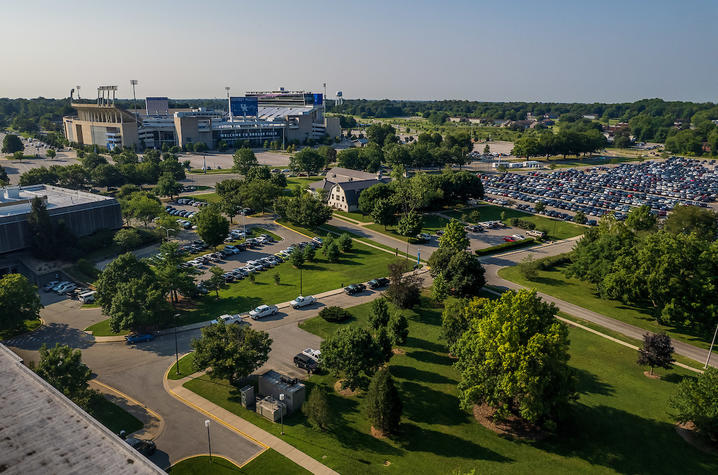 Parking lot.