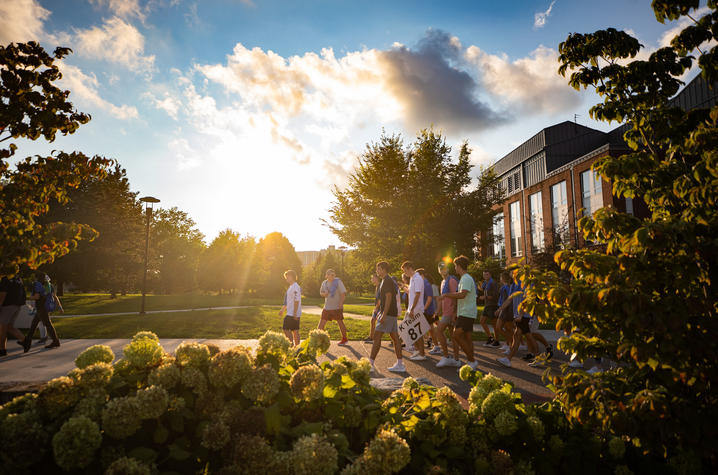 UK Students Head to Campus Ruckus on August 19, 2021.