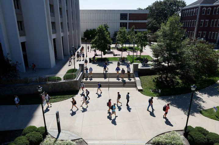 Photo of Students Walking on Campus