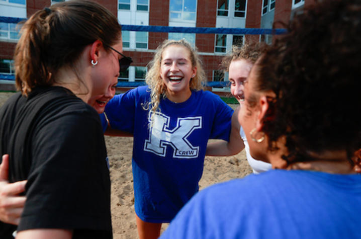 Sand pit volleyball behind University Flats on Sept. 30, 2021. Mark Cornelison | UK Photo