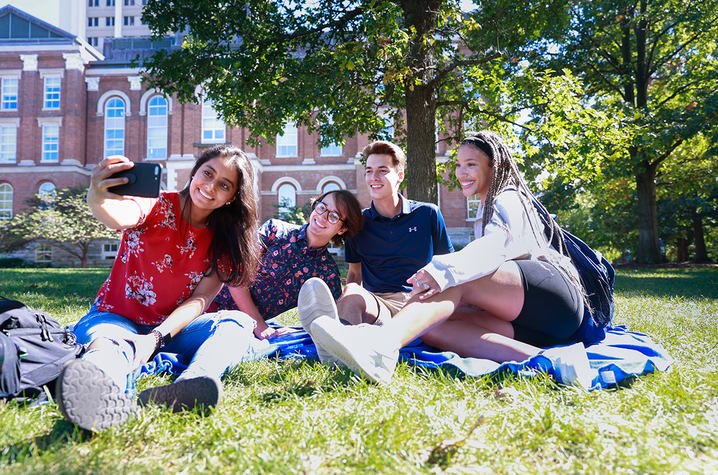 Photo of Students on Campus