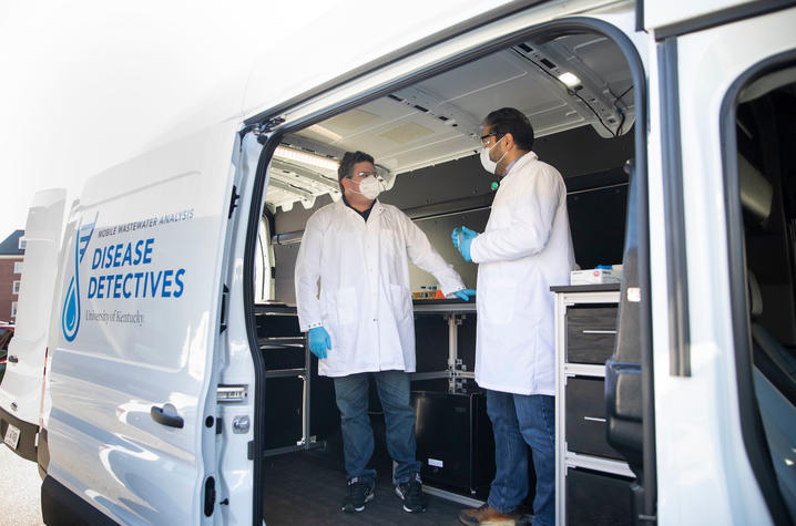 UK researchers will be using a mobile lab to test wastewater in rural Kentucky for COVID-19. Pete Comparoni | UK Photo