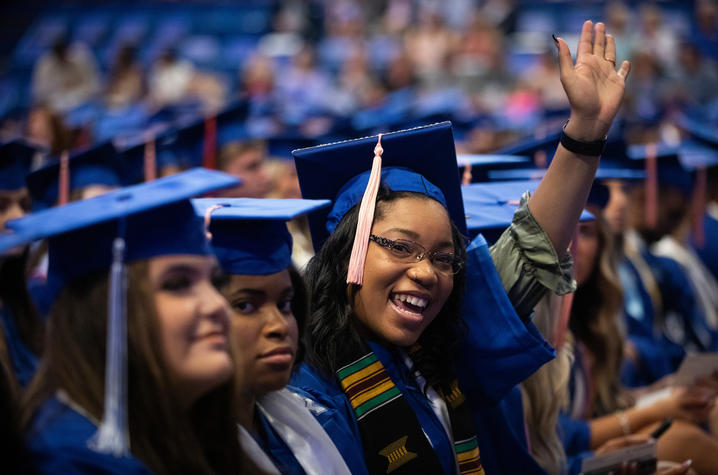 Spring Commencement on May 6, 2022 in Lexington, Kentucky. Photo by Arden Barnes | UK Photo
