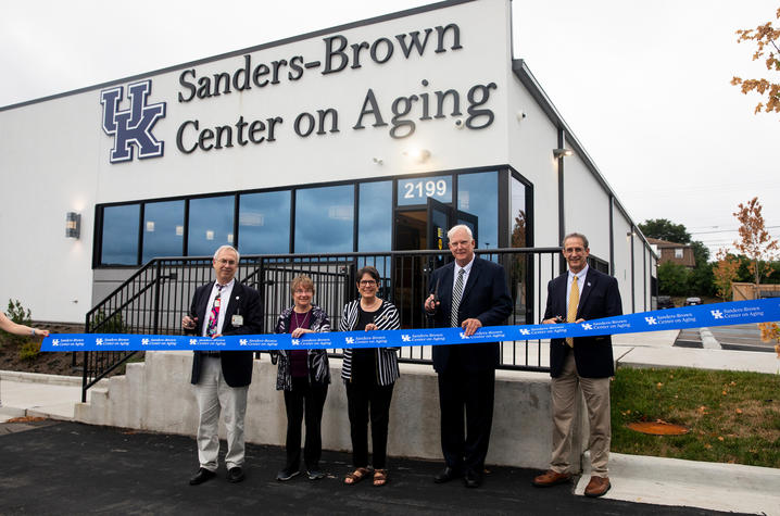 Sanders-Brown Memory Clinic ribbon cutting ceremony on July 25, 2022. Photo by Arden Barnes | UKphoto