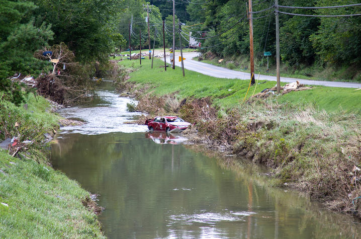 High water in Hindman 2022