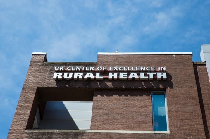 The University of Kentucky Center of Excellence in Rural Health located in Hazard, Ky. has served as a hub of resources for community members following July's catastrophic flood. Photo by Hilary Brown