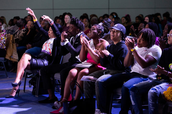 audience at Mr. and Ms. Black UK