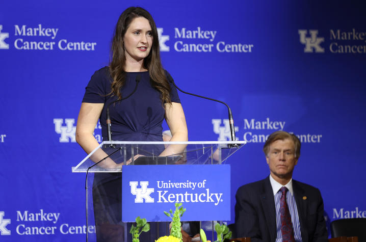 Susanna Goggans at NCI Comprehensive Designation announcement