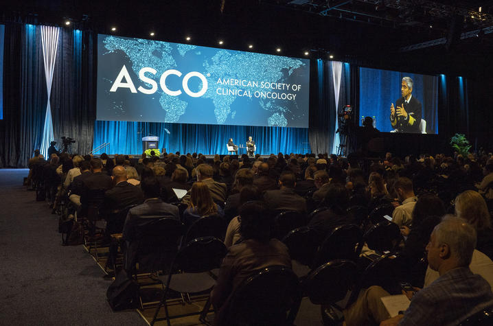 ASCO photo of stage at conference 